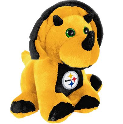 Pittsburgh Steelers 8" Triceratops - Click Image to Close