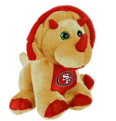 San Francisco 49ers 8" Triceratops - Click Image to Close