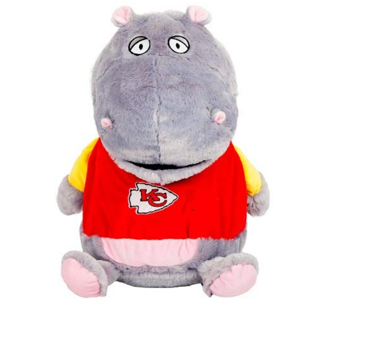 Kansas City Chiefs Plush Hippo