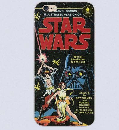 Star Wars Retro Comic Luke Skywalker iphone 6s Plus Phone Case
